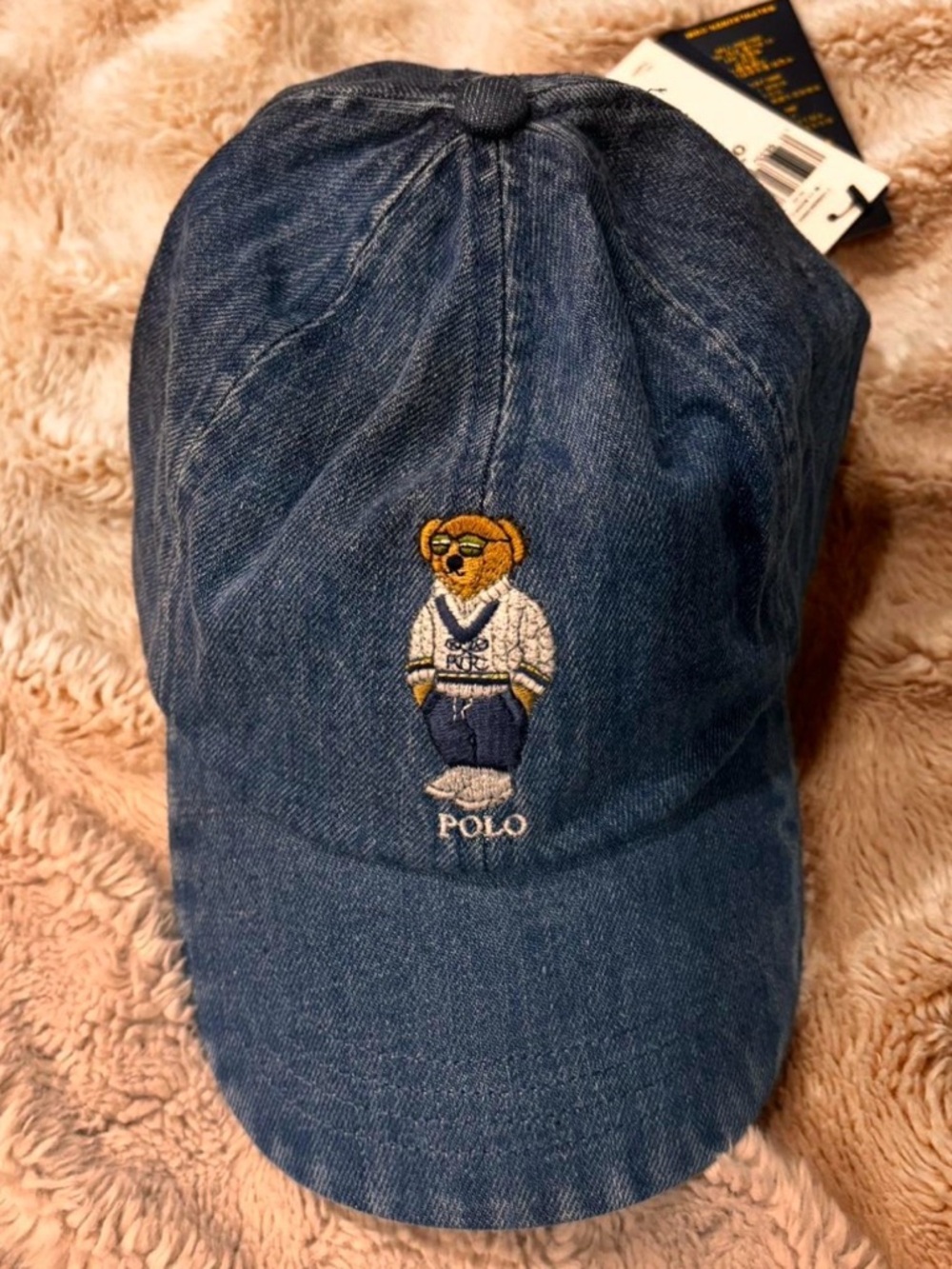 Ralph Lauren Denim Baseball Cap - Blue